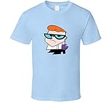 Dexter's Laboratory Tee Cool Cartoon TV Show Fan T-Shirt Hellblau Gr. XXL, b