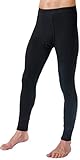 HERMKO 3540 2er Pack Herren Lange Unterhose Long Johns (Weitere Farben) Bio-Baumwolle, Größe:D 6 = EU L, Farbe:schw