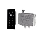 Saunaanzug 3kw. Split Duschkabinett Dampfbad Sauna Generator for Badezimmer Home Spa Wasserdicht IP4. Schwarzer Dampfsteuerung