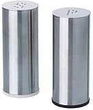 IKEA Salz & Pfefferstreuer Set PLATS, 7cm, gebürsteter E