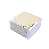 VIXDA 100 Stücke Blattgold Essbare Goldfolie Blätter Für DIY Kuchen Dekoration Kunsthandwerk Vergoldung Design Papier Geschenkpapier Scrapbooking