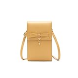 Hanbella Kleine Schultertaschen Handtaschen und Crossbody Geldbörsen für Damen und Mädchen, 7-1 Yellow, S