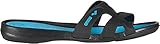 arena Damen Athena Hook Badesandale, Black-Turquoise (83), 38