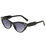 Fliyeong Sonnenbrille mit Diamantnieten Retro Steampunk Stil Unisex inspiriert Sonnenbrille Sport Sonnenbrille UV412 Augen Schutz für Männer und Frauen praktisch und belieb