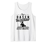 Rasentraktor Aufsitzmäher Rasenpfleger Rasen mähen Tank Top