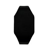 AIUIN Einfarbig Digital LED Uhr für Mädchen und Jungen, Soft Silikon Armbanduhr für Kinder und Erwachsene, Langlebige Japanische Batterie, Leicht zu lesen und die Zeit zu Lernen (Schwarz)