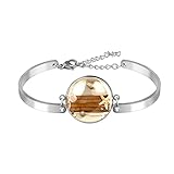 Armband, Edelstahl Armband Armreif Schmuck Geschenk Manschette Poliert Mode Geschenkbox Stil Privatauftrag Strand Muschel Starfish Wood für Männer F