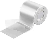 Poppstar 3m selbstverschweißendes Silikonband, Silikon Tape Reparaturband, Isolierband und Dichtungsband (Wasser, Luft), 50mm breit, weiß