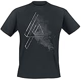 Linkin Park Smoke Logo Männer T-Shirt schwarz L 100% Baumwolle Band-Merch, B