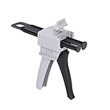 50 ml 2 komponenten kleber pistole, AB Epoxid klebepistole Griff Klebstoff gemischt 1: 1 & 2: 1 Griff Spread Dispensing Gun für Schule DIY Kunst, Handwerk und schnelle Reparaturen in Haus & Bü