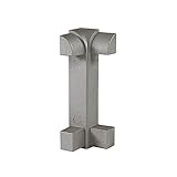 FUCHS Innenecke Kabelkanal-Sockelleiste 70 mm Höhe aus eloxierten Aluminium silber Kabelkanal Kabelschacht Kabelbrücke zur Kabelführung