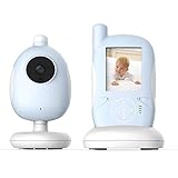 Drahtlose Ip-Kamera Wifi-Sicherheitsüberwachung Baby-Schlafmonitor,Ir-Nachtsicht-Babykamera Mit Temperaturüberwachungsfunktionen Und Schlafliedern,2-Wege-Audio-Gegensprechanlage Babyphone Videok