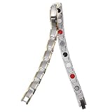 Healifty Magnetisches Armband aus Titanstahl, modischer Stil, Magnet-Armreif für Frauen, zur Schmerzlinderung b