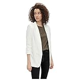 Pieces NOS Damen PCBOSS 3/4 BLAZER NOOS Anzugjacke, Weiß (Cloud Dancer), 38 (Herstellergröße: M)