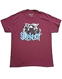 Slipknot T Shirt Goat Band Logo Demon Nue offiziell Herren Marroon R