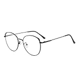 Blaulichtfilter Brille Anti Blaulicht Brille Computerbrille Katzenauge ohne sehstärke Metallgestell Brille Pc Gaming Bluelight Filter Uv Blockieren Blaue Licht Glasses Damen Schw