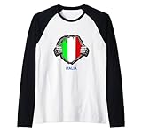 Italienisches Herz Flagge Italien Fußball Team Fan Trikot Rag