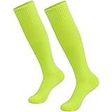 diwollsam Unisex Schlauchsocken, gestreift, einfarbig, 2/6 Paar - Gelb - Larg