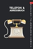 Adress und Telefonbuch: Ca. A5-Format für Adressen, Telefonnummer und Geburtstage mit A-Z Register (Telefon & Adressbuch)