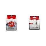 Canon Tintenpatrone CLI-551 XL 4 x 11 ml + Fotopapier - Multipack - für PIXMA Drucker ORIGINAL & CLI-551 XL GY Druckertinte - Grey hohe Reichweite 11 ml für PIXMA Tintenstrahldrucker ORIGINAL