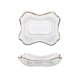 Dipschale Dip Bowls Set 5 stücke Gewürzgerichte Glas Salatschüsseln Snack serviert Gerichte Nussschalen Süßigkeiten Geschirr Stilvolles Design Verschiedene Formen sind verfügbar S