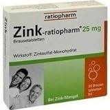 Zink-ratiopharm 25 mg, 20 S