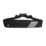 Akemaio Sport-Gürteltasche Laufende Gürteltasche Männlicher und weiblicher Outdoor-Sportgürtel mit Reißverschluss-Design und Kopfhö