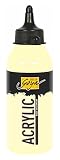 Kreul 84236 - Solo Goya Acrylic elfenbein, 250 ml Flasche, cremige vielseitig einsetzbare Acrylfarbe in Studienqualität, auf Wasserbasis, schnell und matt trocknend, gut deckend, w