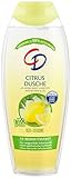 CD Citrus Dusche mit Bio-Zitronen-Extrakt, 250 ml, Duschgel mit Bio-Fruchtextrakt, feuchtigkeitsspendendes Showergel für empfindliche Haut, ohne Mikroplastik, veg