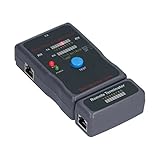 RJ11 Wire Finder, Schnelltester ABS Shell DC 9V 25MA Ergonomisches Design Netzwerkkabeltester für den Bau vor O