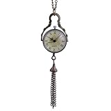 WODMB Mechanische Taschenuhr, Herrenuhr mit Kette, als Geschenk zum Vatertag