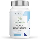 naturally R-Alpha-Liponsäure Kapseln - 250 mg Alpha Liponsäure hochdosiert pro Kapsel - 90 Stück - Hoch Bioverfügbar - Vegan, Laborgeprüft, Produziert In D