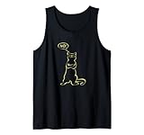 Nö Funshirt Katze für Katzenliebhaber und Nö Sager Tank Top