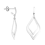 SOFIA MILANI - Damen Ohrringe 925 Silber - Geometrie Ohrhänger - 20943