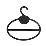 Krawattenhalter, nützliches Ausstellungsregal, Schrank-Organizer, tragbar, Mehrzweck-Aufbewahrungshalter, 20 Stück (schwarz)