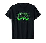 Video Game Controller Shock Lightning Bolt Gaming Gamer T-S