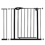 CCLIFE Treppenschutzgitter Türschutzgitter Absperrgitter Treppengitter Ohne Bohren Y-Spindel 14cm Verlängerung Gitter für Haustier Kinderg