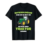 Entschuldigung Ich habe Traktor gesehen Kinder Traktor T-S