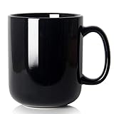 700ml groß Tasse, Smilatte M016 einfache Keramik Porzellan Boss Kaffeetasse Becher mit Griff für Papa Männer, Schw