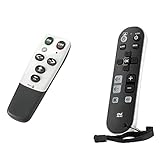 Doro HandleEasy 321rc Universal Fernbedienung (geeignet für einfachste Bedienung) weiß/schwarz & One for All Zapper TV Universal Fernbedienung TV - Steuerung von 3 Endg