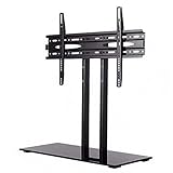 WERYU Universal-Tisch-  TV-Ständer Für 32-70-Zoll-Lcd-Led-Oled-  Fernseher - Höhenverstellbarer  TV-Ständer, Hält Bis Zu 40 Kg Max. Vesa 600X400M