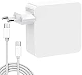 Kompatibel mit Mac Book Pro 87W USB C Ladegerät Netzteil Kompatibel mit Mac Book Pro 16, 15, 13 Zoll, New Mac Air 13 Zoll 2018/2019/2020, (Kabel 2 m / 6.6ft USB C Mac Book Pro Ladeg