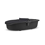 Quinny Hux XL Babywanne, Hochwertiger Kinderwagenaufsatz, stylisch, robust und extrem leicht, passend für Quinny Kinderwagen Hubb Mono, Hubb Duo und VNC, nutzbar ab Geburt bis ca. 9 Monate, Black