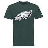 New Era Philadelphia Eagles T-Shirt - Reverse Base Tee - Dark Green - M