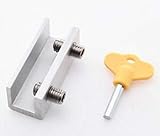 DERCLIVE Kinderriegel, Sicherheits-Fenstersicherung, Fensterstopper und Haken fü