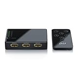 Primewire CSL - 4K HDMI Switch 5 Ports HDMI Umschalter - 3D CEC - 36 Bit Deep Color - Full HD 1080p Ultra HD 2160p Auflösung bis 4k bei 30H