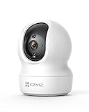 EZVIZ 2K+ WLAN Überwachungskamera, 360º PTZ Innenkamera, Nachtsicht, Bewegungserkennung, Zwei-Wege-Audio, Kompatibel mit Alexa und Google, Andriod/iOS, CP1-4M