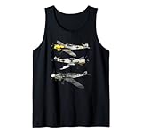 Militärisches deutsches WW2 Jagdflugzeug Messerschmitt BF109 Tank Top