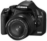 Canon EOS 500D SLR-Digitalkamera (15 MP, LiveView, HD-Video, inkl. 18-55mm IS Kit, bildstabilisiert)