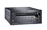 Magnat MC 100 | Kompakter High-End Stereo CD-Receiver mit Hi-Res Qualität | CD, DAB+, FM, Bluetooth®, High-End-Audiostandard Qualcomm® aptX(TM) - schw
